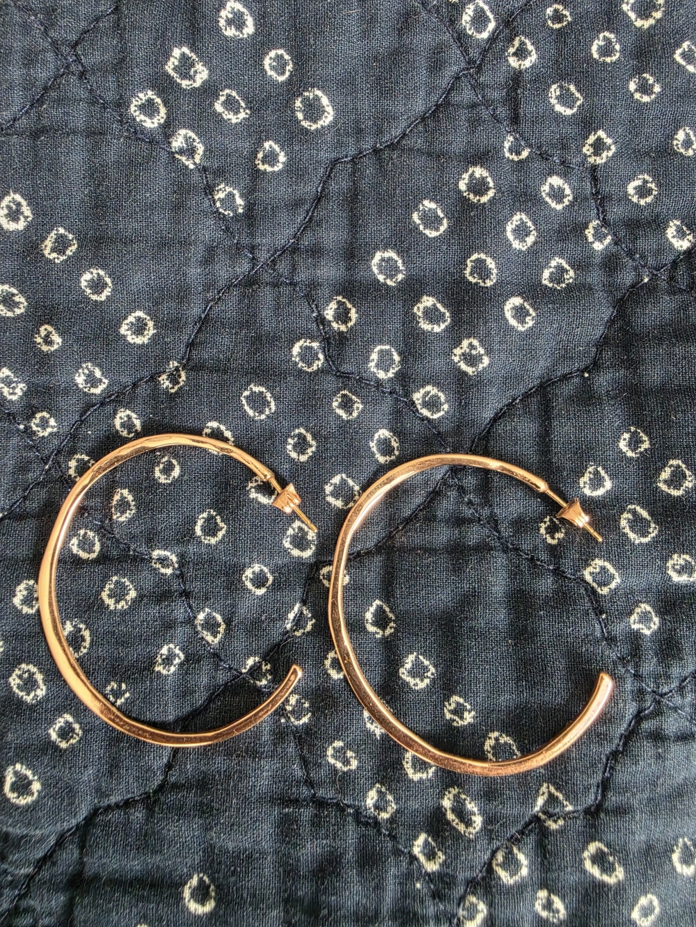 Gorjana Rose Gold Classic Hoop Earrings and Drop Earrings Bonus!